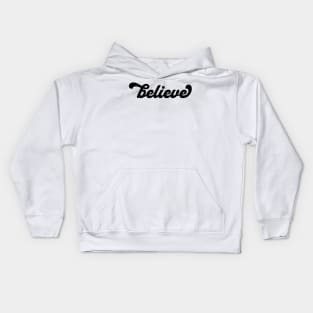 Retro Believe Kids Hoodie